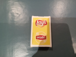 Jeu  De 54 Cartes      ” LIPTON -  LAYS  ’      Neuf Sous Blister-    Net 6 - Carte Da Gioco