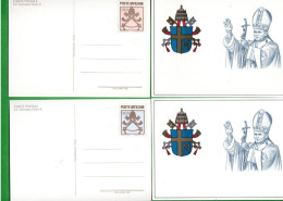 (ScC) Vaticano **- Cartolina Postale 1981- S.S. GIOVANNI PAOLO II. NUOVE. C.20 - C.21 - Interi Postali