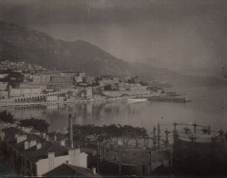 Monaco - Monte Carlo - Photo Ancienne Originale - Vue Sur La Rade - 8,5x11,5 Cm - Monte-Carlo