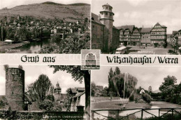 72818415 Witzenhausen Teilansicht Marktplatz Parkanlage Eulenturm Liebfrauenkirc - Witzenhausen