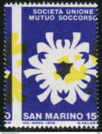 Unione Mutuo Soccorso Senza Stampa Del Rosso - Unused Stamps