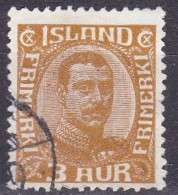 IS015A – ISLANDE – ICELAND – 1920 – KING CHRISTIAN X – MI # 84 USED 16 € - Used Stamps