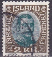 IS015F – ISLANDE – ICELAND – 1920 – KING CHRISTIAN X – MI # 97 USED 32 € - Usados