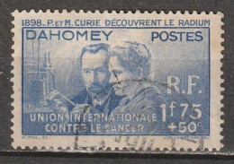 Dahomey N° 109 Pierre Et Marie Curie - Used Stamps