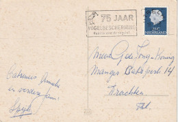 Nederland 1974, Stamped 75 Years Of Bird Protection - Lettres & Documents