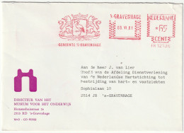 Nederland 1981, Municipality Of The Hague, Stork - Máquinas Franqueo (EMA)