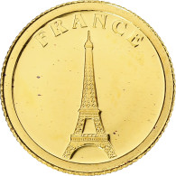 Libéria, 12 Dollars, France, 2008, BE, Or, FDC - Liberia