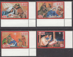 2011 Fiji Christmas Noel Navidad Complete Set Of 4 MNH - Fiji (1970-...)