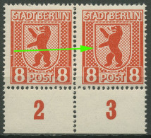 SBZ Berlin & Brandenburg 1945 Freimarke Mit Plattenfehler 3 A Vx V Postfrisch - Berlin & Brandenburg