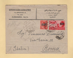 Egypte - Alexandrie - Destination Italie - Storia Postale