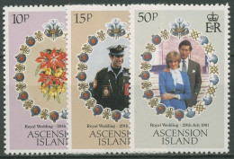 Ascension 1981 Hochzeit Prinz Charles Und Diana Spencer 299/01 Postfrisch - Ascension