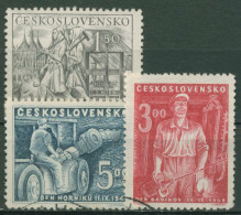Tschechoslowakei 1949 Bergbau 594/96 Gestempelt - Used Stamps