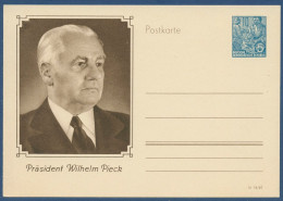 DDR 1956 Wilhelm Pieck Sonderpostkarte 80. Geburtstag P 67 Ungebraucht (X40990) - Cartoline - Usati