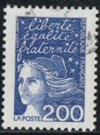 France 1997 Yv. N°3090 - 2F Bleu - Oblitéré - 1997-2004 Marianne Of July 14th