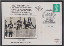 Cornerstone Masonic Ceremony By Provincial Grand Master Lord Ampthill Freemason Freemasonry Limited Only 125 Cover Issue - Freimaurerei