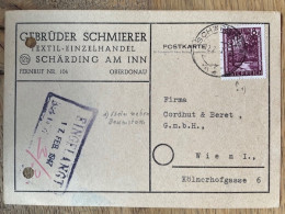 Österreich / Austria 1947, Plattenfehler / Druckzufälligkeit Mi. # 743: Stein Neben Baumstam - Errors & Oddities