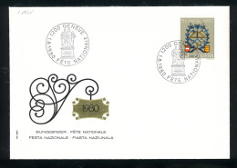 Bundesfeier 1980 - Fête Nationale - 1200 Genève - 01 08 1980 - Bundesfeier 001/31 - Storia Postale