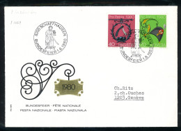 Bundesfeier 1980 - Fête Nationale - 8200 Schaffhausen - 01 08 1980 - Bundesfeier 002/31 - Cartas & Documentos