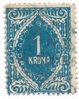 Yugoslavia Slovenia Verigarji (chainbreaker) 1919 - 1920 1 Krona Postage Due Stamps Vienna Lithograved - Usados