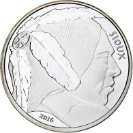 États-Unis, 1 Dollar, 1 Oz, Buffalo, 2016, BE, Argent, FDC - Silver