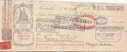 CAMBIALE - BANCO DI SICILIA - CEFALU' (PALERMO) 1931 - Chèques & Chèques De Voyage