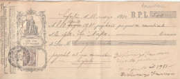 CAMBIALE - BANCO DI SICILIA - CEFALU' (PALERMO) 193O - Cheques & Traveler's Cheques