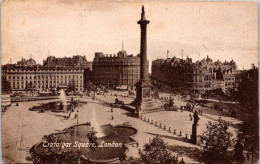 26-2-2-2024 (1 Y 16) UK - Older B/w Postcard  - Trafalgar Square - London - Houses Of Parliament