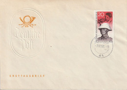 ALLEMAGNE GERMANY RDA DDR  379 FDC 1er Jour ETB Insurrection Du 9 Novembre 1918(CV 24 €) - 1950-1970