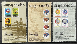 SINGAPORE - MNH** - 1983 - # 425/427 - Singapur (1959-...)