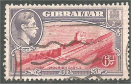 XW01-2367 Gibraltar George VI Moorish Castle Chateau Maure - Gibraltar