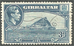 XW01-2368 Gibraltar George VI Europa Point Pointe Europe - Gibraltar