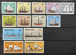 SINGAPORE - MNH** - 1980 - # 334/346  13 Values - Singapur (1959-...)