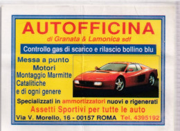 Calendarietto - Autofficina - Roma - Anno 1996 - Petit Format : 1991-00