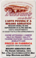 Calendarietto - Bassano Mobili - Riccione - Anno 1997 - Petit Format : 1991-00