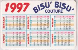 Calendarietto - Bisu Bisu Couture- Anno 1997 - Petit Format : 1991-00
