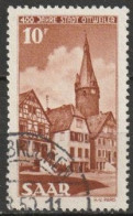 Saarland1950 MiNr.296 O Gestempelt 400 Jahre Stadt Ottweiler ( B 903 ) - Oblitérés