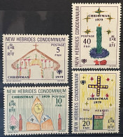 NEW HEBRIDES - MNH** - 1979  # English 517/520 - Unused Stamps