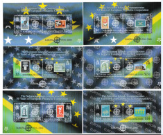 Solomon Islands - 2005 The 50th Ann. (2006) Of The First EUROPA Stamps 6 M/S And 6 Pair Stamps ( Full Serial ) MNH** - Islas Salomón (1978-...)