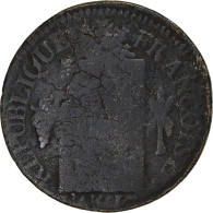 France, Sol Aux Balances, 1793 - AN II, Strasbourg, Cuivre, B, Gadoury:19 - Sonstige & Ohne Zuordnung