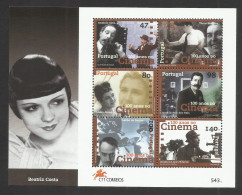 Portugal 1996 - 100 Years Cinema, Beatriz Costa S/S MNH - Nuovi