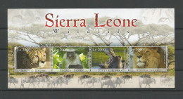 Sierra Leone 2009 Wildlife S/S Y.T. BF 617  ** - Sierra Leone (1961-...)