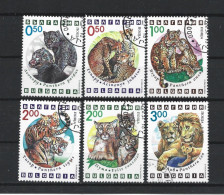Bulgaria 1992 Big Cats Y.T. 3486/3491 (0) - Usados
