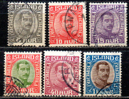 ICELAND. 1920-22. Chr. X. - Usados