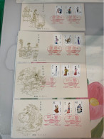 China Stamp T69 FDC X 4 Covers Red Chops - Storia Postale