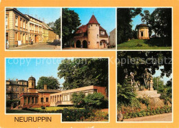 72972937 Neuruppin Rosenstrasse Bahnhof Rheinsberger Tor Knobelsdorfftempel Temp - Neuruppin