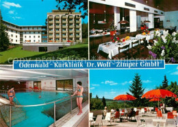 72972681 Bad Koenig Odenwald Odenwald Kurklinik Dr Wolf Restaurant Terrasse Hall - Bad Koenig