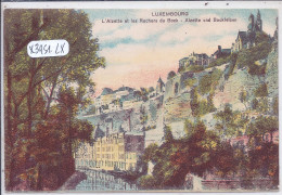LUXEMBOURG- L ALZETTE ET LES ROCHERS DU BOCK - Luxembourg - Ville