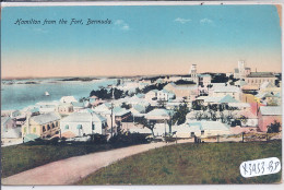 BERMUDES- BERMUDA- HAMILTON FROM THE FORT - Bermuda