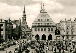 72972419 Greifswald Rathaus St. Nikolaikirche Greifswald - Greifswald