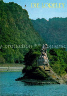 72971487 St Goarshausen Loreleyfelsen Mit Loreley Statue Sagenfigur Ehrenthal - Loreley